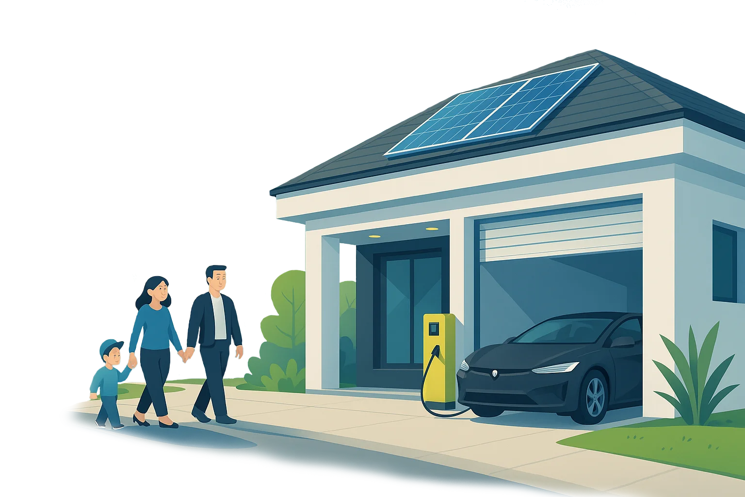 NEMSolar - Modern Home with Solar Panels